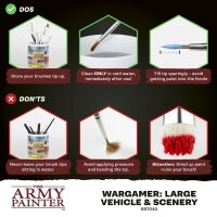 The Army Painter: Wargamer Brush - Large Vehicle & Scenery